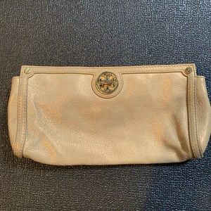 Rare Tory Burch Iridescent Gold Clutch